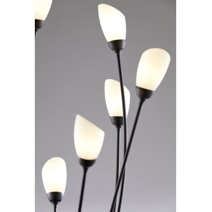 Jupiter 2058 - Lampadaire GLORIOSA 9xG9/14W/230V noir