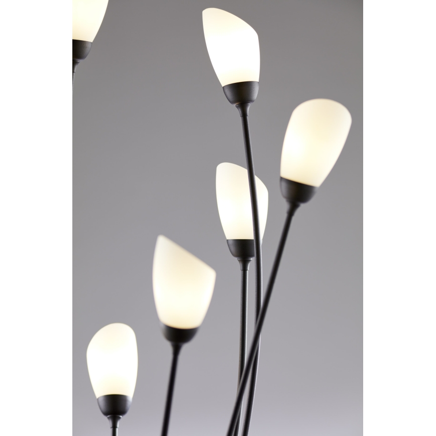 Jupiter 2058 - Lampadaire GLORIOSA 9xG9/14W/230V noir