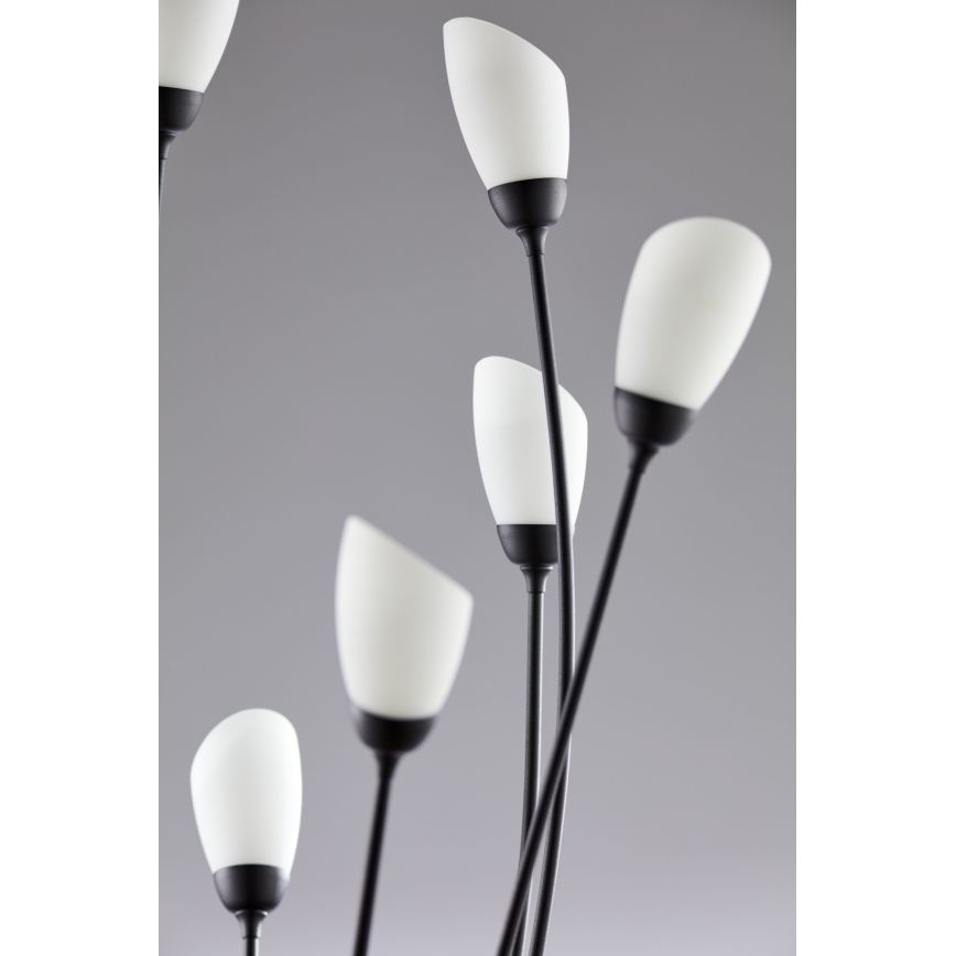 Jupiter 2058 - Lampadaire GLORIOSA 9xG9/14W/230V noir