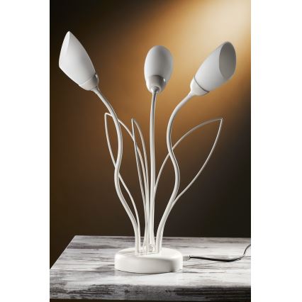 Jupiter 2060 - Lampe de table GLORIOSA 3xG9/14W/230V crème