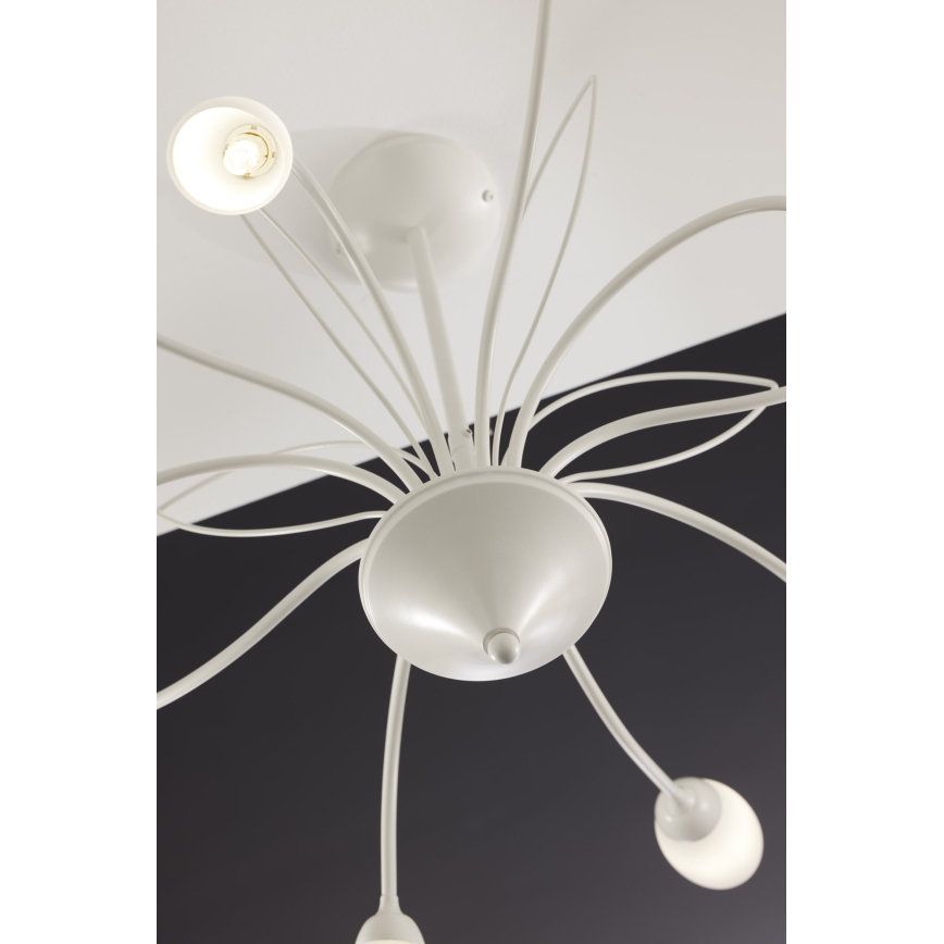 Jupiter 2061 - Lustre sur tige GLORIOSA 10xG9/14W/230V crème