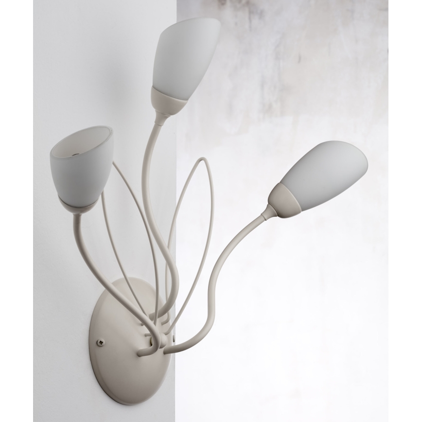 Jupiter 2064 - Applique murale GLORIOSA 3xG9/14W/230V crème