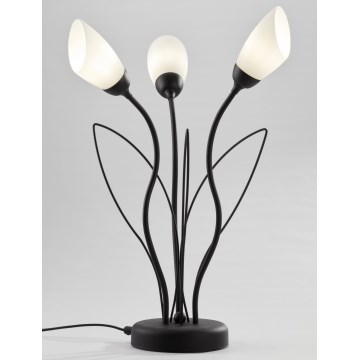 Jupiter 2065 - Lampe de table GLORIOSA 3xG9/14W/230V noire