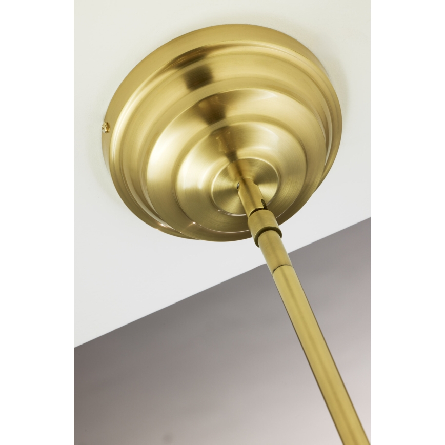 Jupiter 2074 - Suspension sur tige PLATINO 3xE27/15W/230V vert/doré