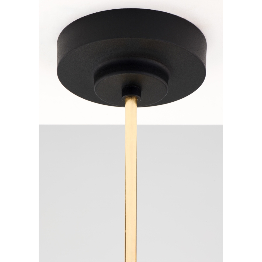 Jupiter 2087 - Lustre sur tige RAMIREZ 3xE27/15W/230V doré/noir