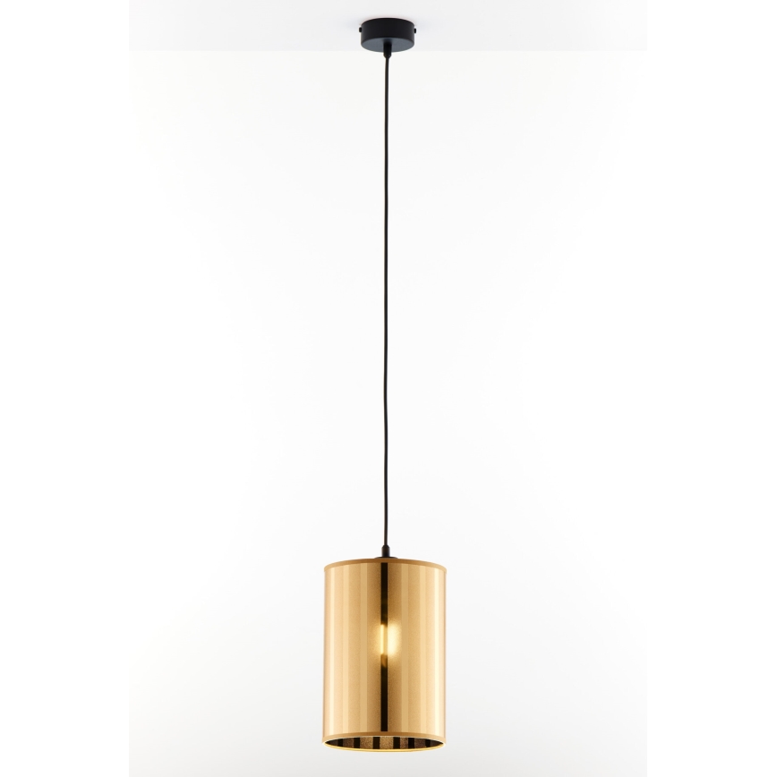 Jupiter 2090 - Suspension sur câble CORTINA 1xE27/15W/230V doré/noir