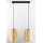 Jupiter 2091 - Suspension CORTINA sur câble 2xE27/15W/230V doré/noir