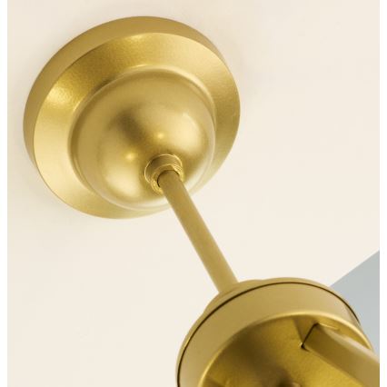 Jupiter 2110 - Lustre sur tige KASZMIR 5xE27/15W/230V blanc/doré/effet marbre