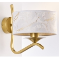 Jupiter 2111 - Applique murale KASZMIR 1xE27/15W/230V blanc/doré/décor marbre
