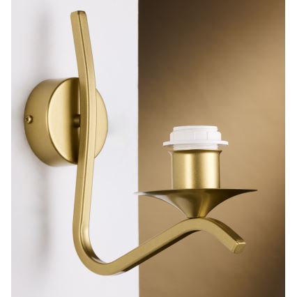 Jupiter 2111 - Applique murale KASZMIR 1xE27/15W/230V blanc/doré/décor marbre