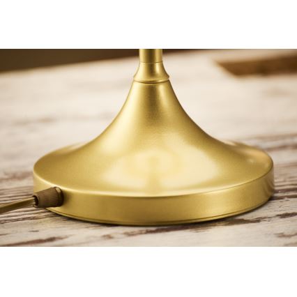 Jupiter 2116 - Lampe de table KASZMIR 1xE27/15W/230V bleu/doré