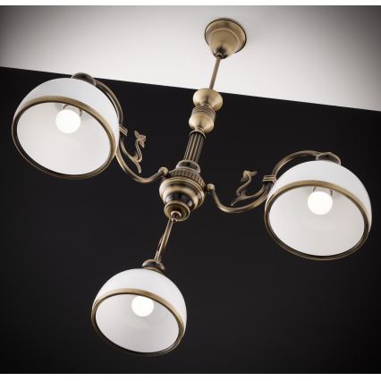 Jupiter 622 - ZU 3 - Suspension sur tige ZEUS 3xE27/60W/230V