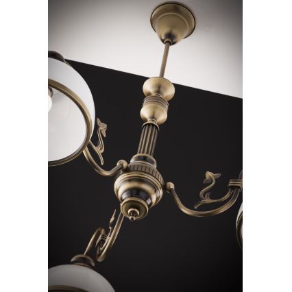 Jupiter 622 - ZU 3 - Suspension sur tige ZEUS 3xE27/60W/230V