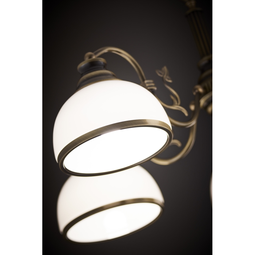 Jupiter 624 - ZU 5 - Lustre sur tige ZEUS 5xE27/60W/230V
