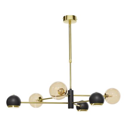 Jupiter - Verre de rechange pour lustre MOKA G9, Ø 12 cm, beige fumé