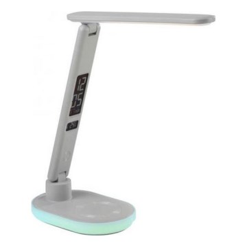 JUST LIGHT. 11018-16 - Lampe de bureau tactile LED RGBW avec chargement sans fil TINA LED/4W/230V blanche