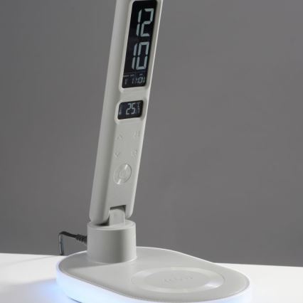 JUST LIGHT. 11018-16 - LED RGBW Lampe de table tactile dimmable avec chargement sans fil TINA LED/4W/230V blanche