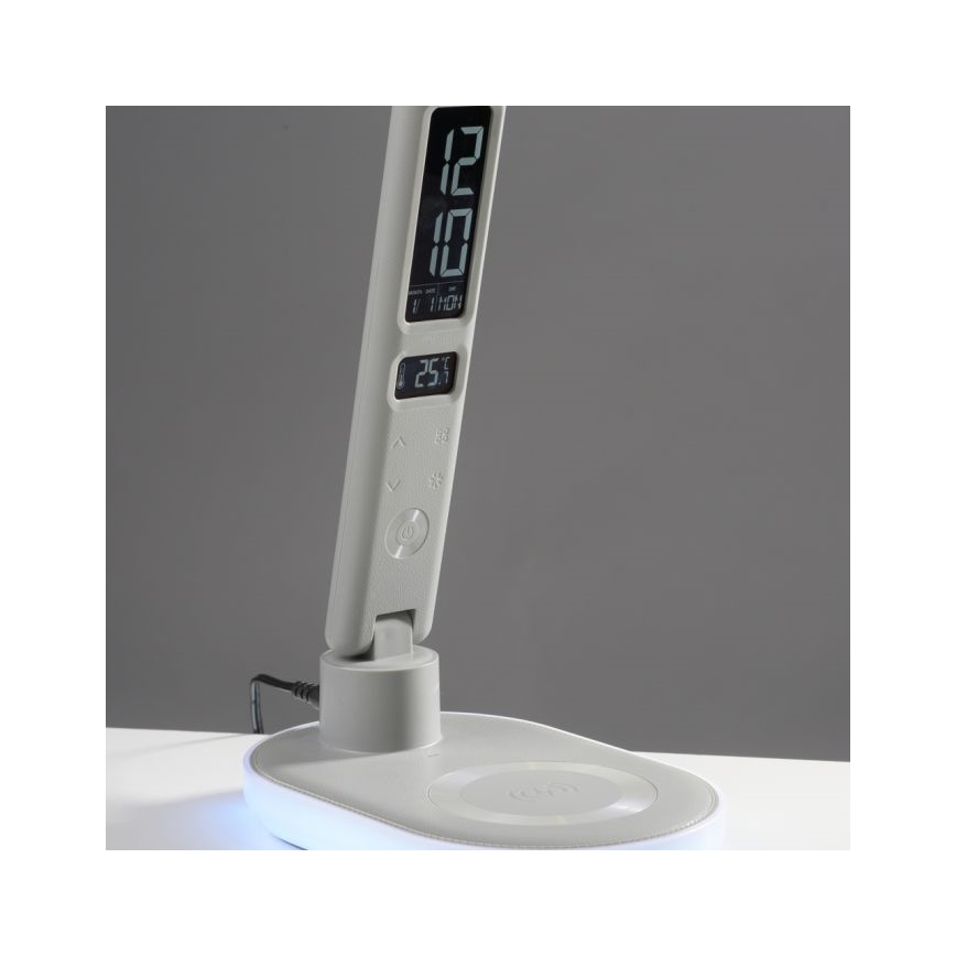 JUST LIGHT. 11018-16 - LED RGBW Lampe de table tactile dimmable avec chargement sans fil TINA LED/4W/230V blanche