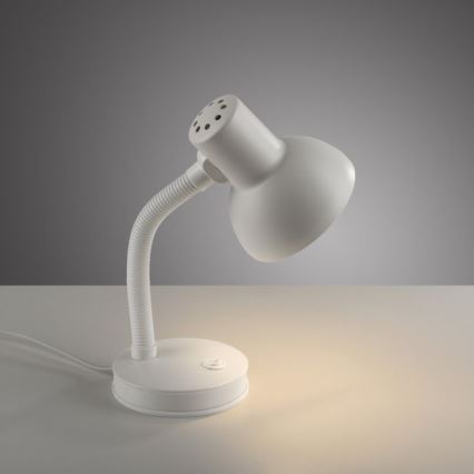 JUST LIGHT. 11080-16 - Lampe de table flexible FLEXI 1xE27/25W/230V blanche