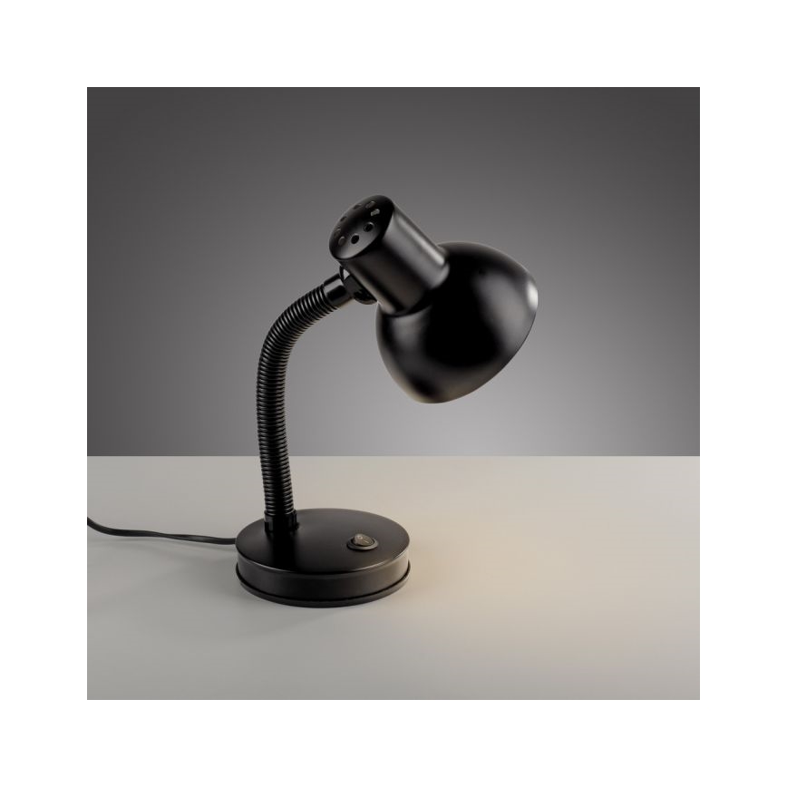 JUST LIGHT. 11080-18 - Lampe de bureau flexible FLEXI 1xE27/25W/230V noir
