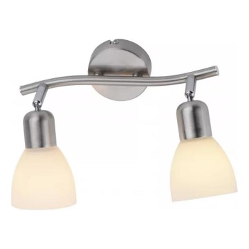 JUST LIGHT. 11952-55 - Spot KARO 2xE14/40W/230V chrome mat