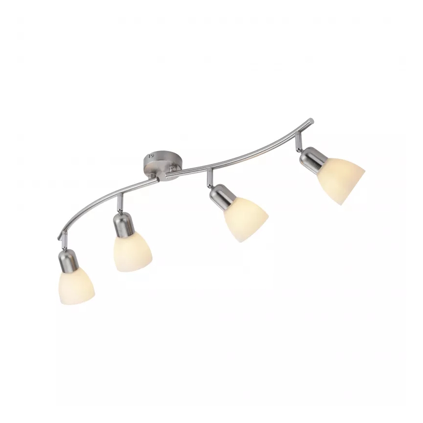 JUST LIGHT. 11954-55 - Spot KARO 4xE14/40W/230V chrome mat