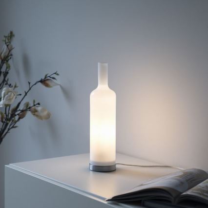 JUST LIGHT. 14006-16 - Lampe de table BOTTLE 1xE14/25W/230V blanche