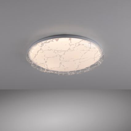JUST LIGHT. 14008-16 - Plafonnier LED dimmable ART PLAFO LED/20W/230V 2700-6500K Ø 38 cm blanc + télécommande