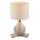 JUST LIGHT. 14190-39 - Lampe de table TED 1xE27/25W/230V beige