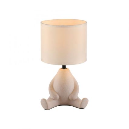 JUST LIGHT. 14190-39 - Lampe de table TED 1xE27/25W/230V beige
