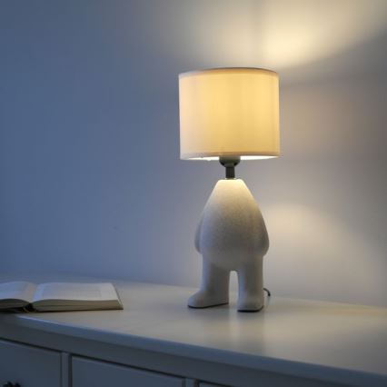 JUST LIGHT. 14191-39 - Lampe de table TED 1xE27/25W/230V beige