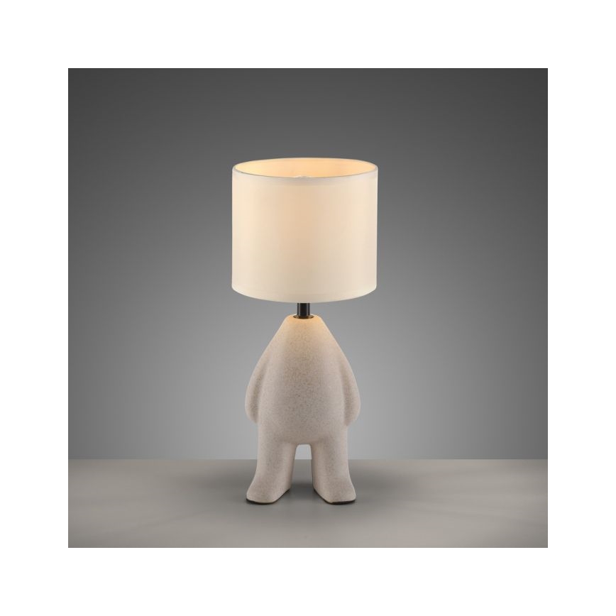 JUST LIGHT. 14191-39 - Lampe de table TED 1xE27/25W/230V beige