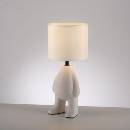 JUST LIGHT. 14191-39 - Lampe de table TED 1xE27/25W/230V beige
