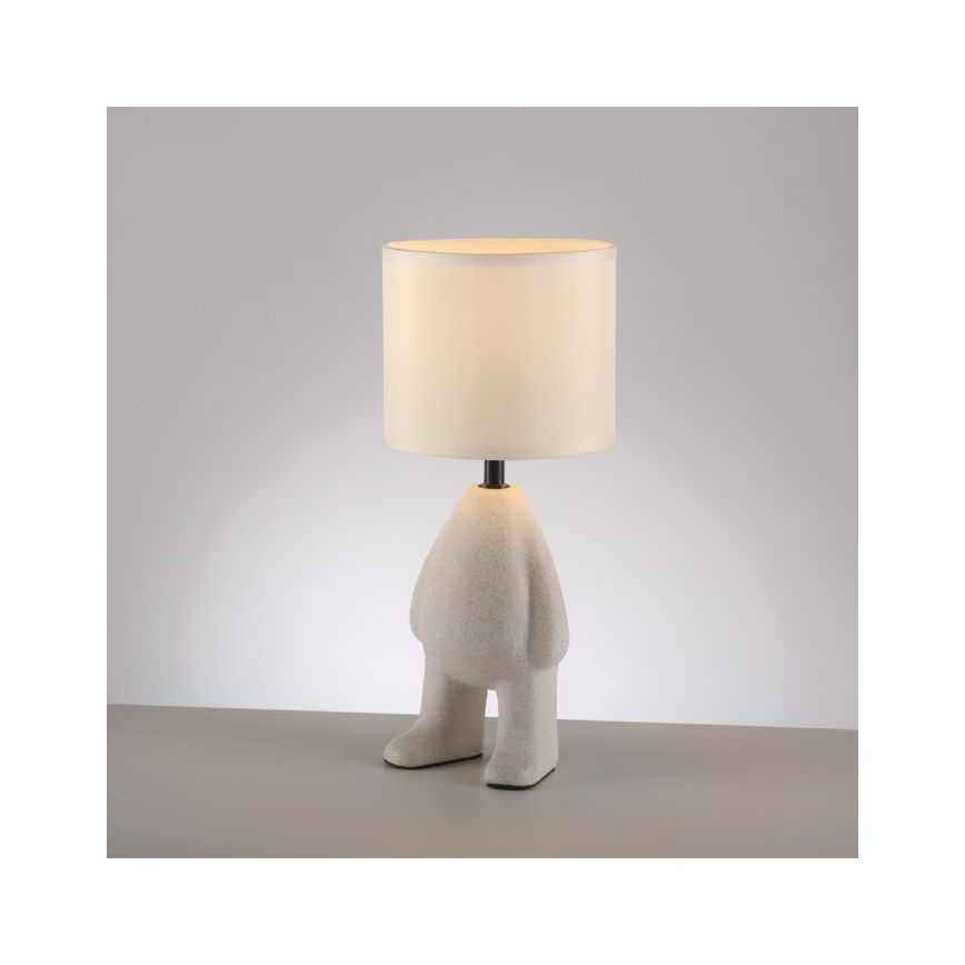 JUST LIGHT. 14191-39 - Lampe de table TED 1xE27/25W/230V beige