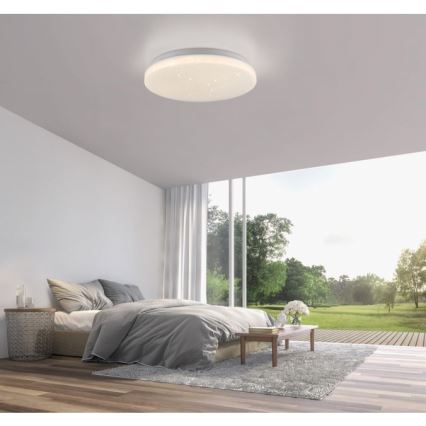 JUST LIGHT. 14275-16 - Plafonnier URANUS LED/10W/230V d. 26 cm blanc