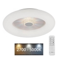 JUST LIGHT. 14383-16 - Plafonnier à intensité variable VERTIGO LED/26W/230V 2700-5000K blanc + télécommande