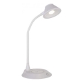 JUST LIGHT. 14414-16 - Lampe de bureau LED dimmable flexible avec chargement sans fil PUCKI LED/4,5W/230V blanche