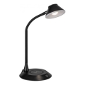 JUST LIGHT. 14414-18 - Lampe de table flexible à touche et dimmable avec chargement sans fil PUCKI LED/4,5W/230V noire