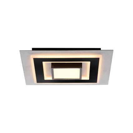 JUST LIGHT. 14439-21 - Plafonnier LED CICHIO LED/18,5W/230V + LED/9W 40x40 cm noir
