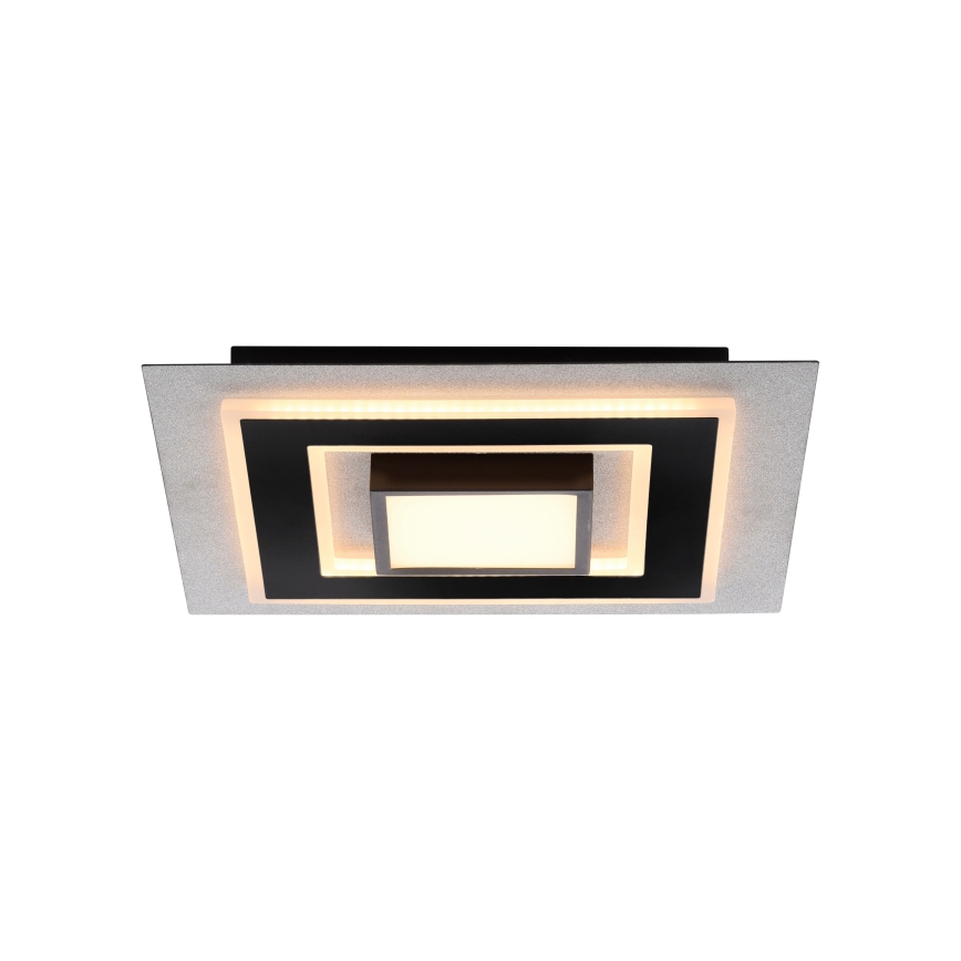 JUST LIGHT. 14439-21 - Plafonnier LED CICHIO LED/18,5W/230V + LED/9W 40x40 cm noir