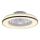 JUST LIGHT. 14447-18 - Ventilateur de plafond dimmable LED RGBW avec lumière LENO LED/44W/230V 3000-6500K Ø 48,6 cm blanc + télécommande