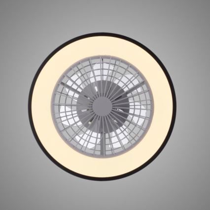 JUST LIGHT. 14447-18 - Ventilateur de plafond dimmable LED RGBW avec lumière LENO LED/44W/230V 3000-6500K Ø 48,6 cm blanc + télécommande
