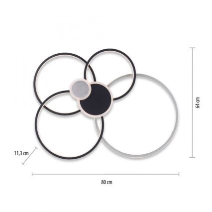 JUST LIGHT. 14549-18 - Plafonnier PAPILON LED/35W/230V