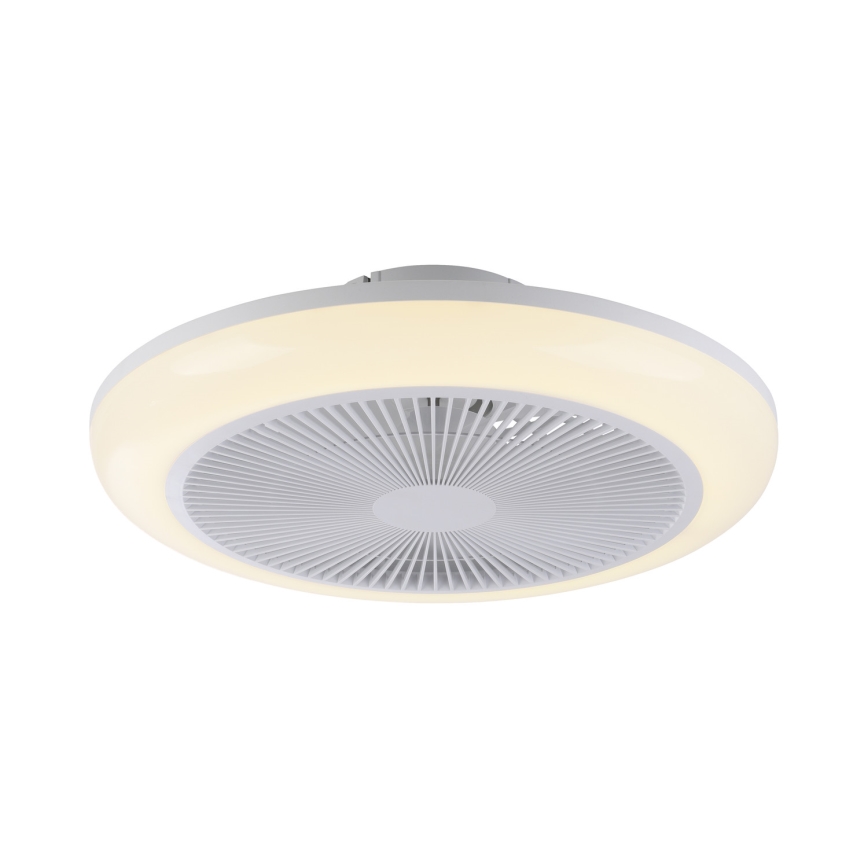 JUST LIGHT. 14623-16 - Ventilateur de plafond dimmable LED RGBW avec éclairage BRENDA LED/22W/230V 3000-6000K Ø 46 cm blanc + télécommande