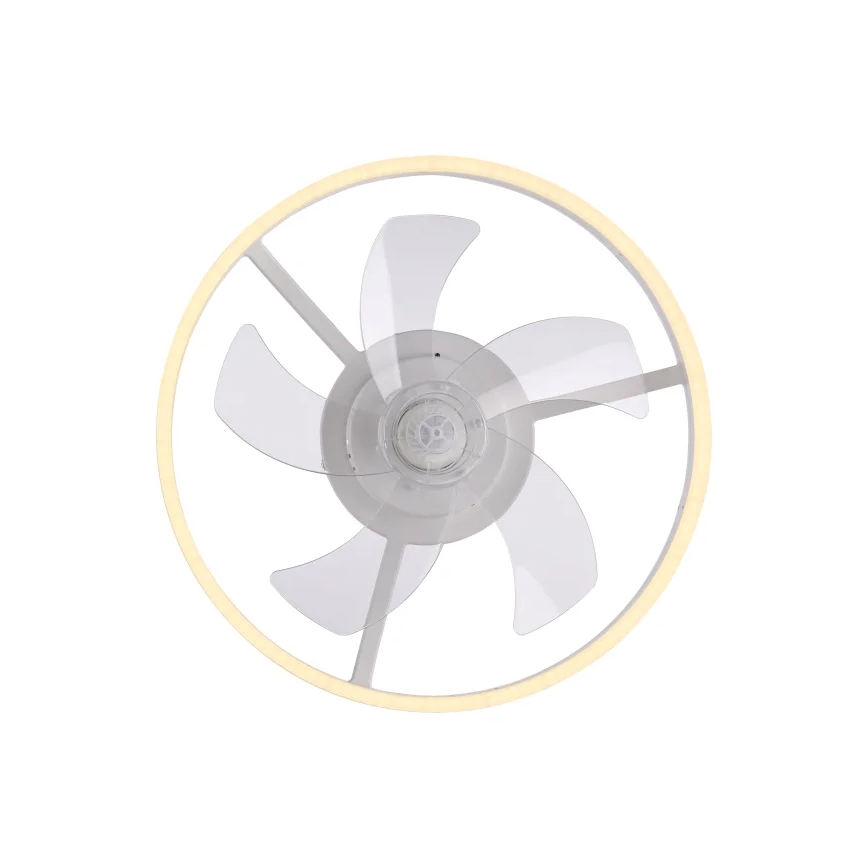 JUST LIGHT. 14624-16 - Ventilateur de plafond dimmable LED avec éclairage RITA LED/22W/230V 3000-6000K Ø 50 cm blanc + télécommande