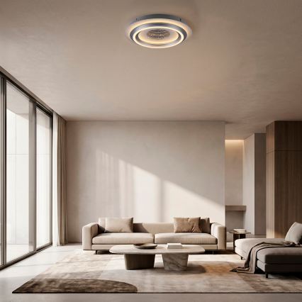 JUST LIGHT. 15089-21 - Plafonnier LED CICHIO LED/36W/230V Ø 40 cm chrome mat