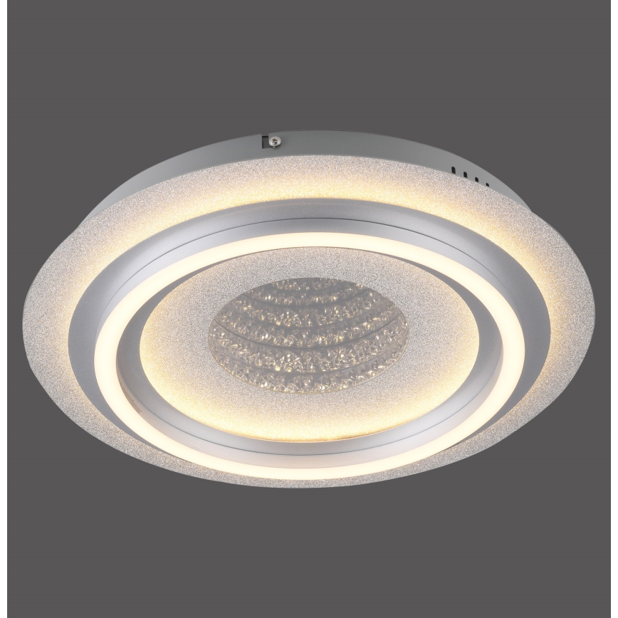 JUST LIGHT. 15089-21 - Plafonnier LED CICHIO LED/36W/230V Ø 40 cm chrome mat