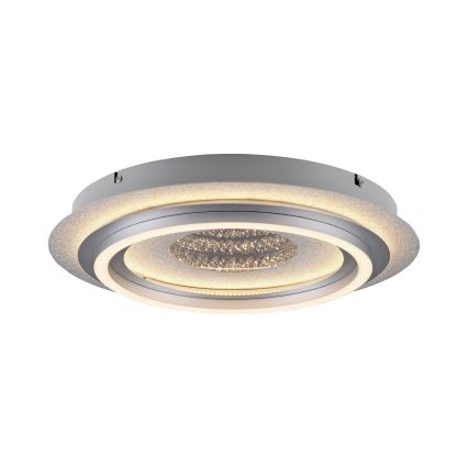 JUST LIGHT. 15089-21 - Plafonnier LED CICHIO LED/36W/230V Ø 40 cm chrome mat