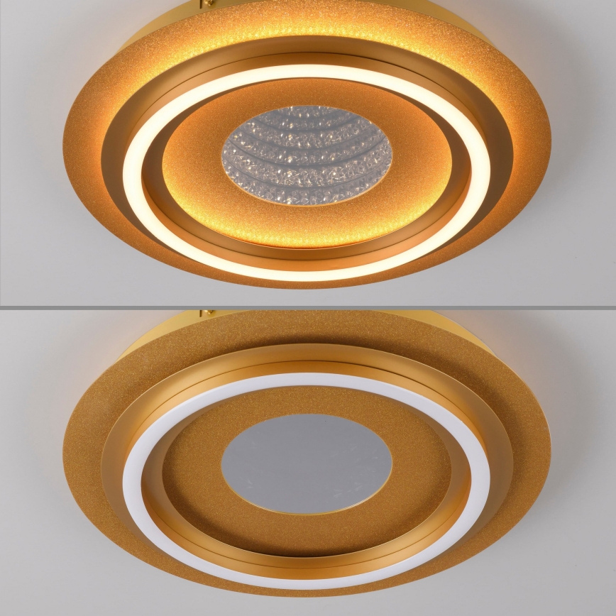 JUST LIGHT. 15089-60 - Plafonnier LED CICHIO LED/36W/230V Ø 40 cm doré