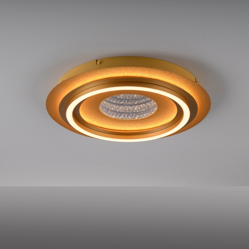 JUST LIGHT. 15089-60 - Plafonnier LED CICHIO LED/36W/230V Ø 40 cm doré